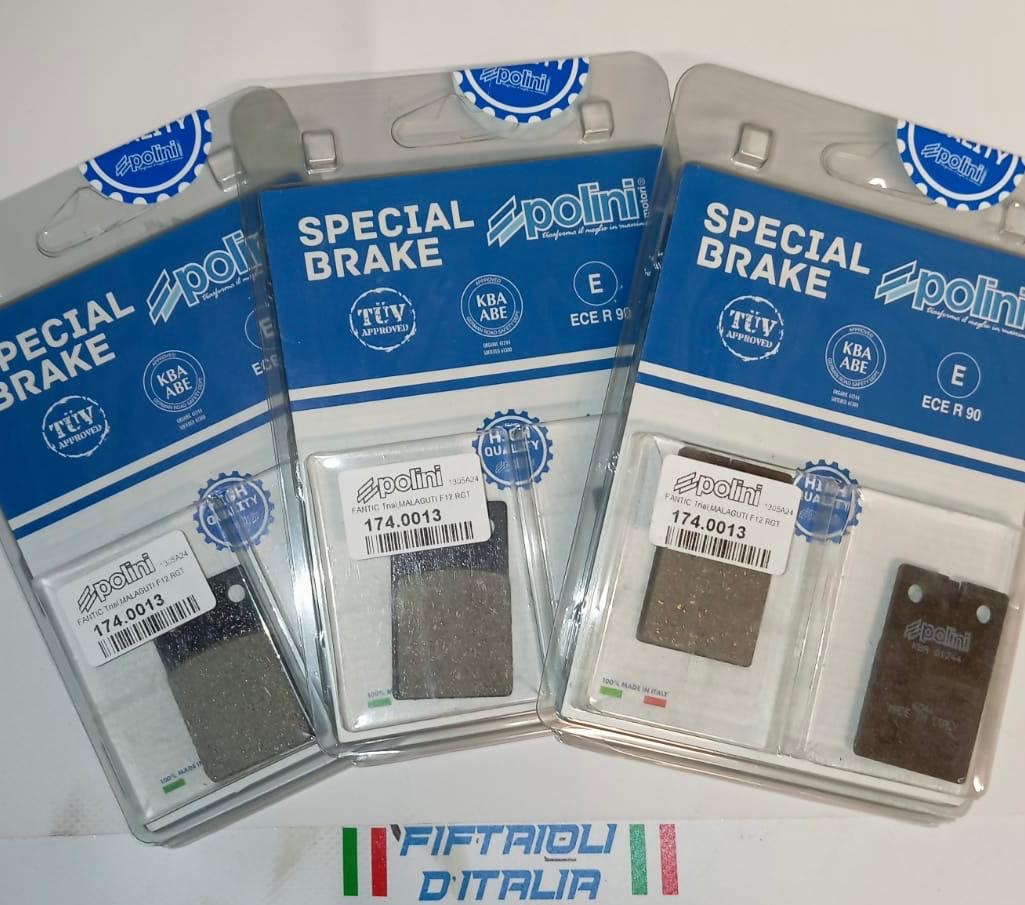 PASTIGLIE FRENO POLINI ADATTO A PINZA GRIMECA PER FIFTY