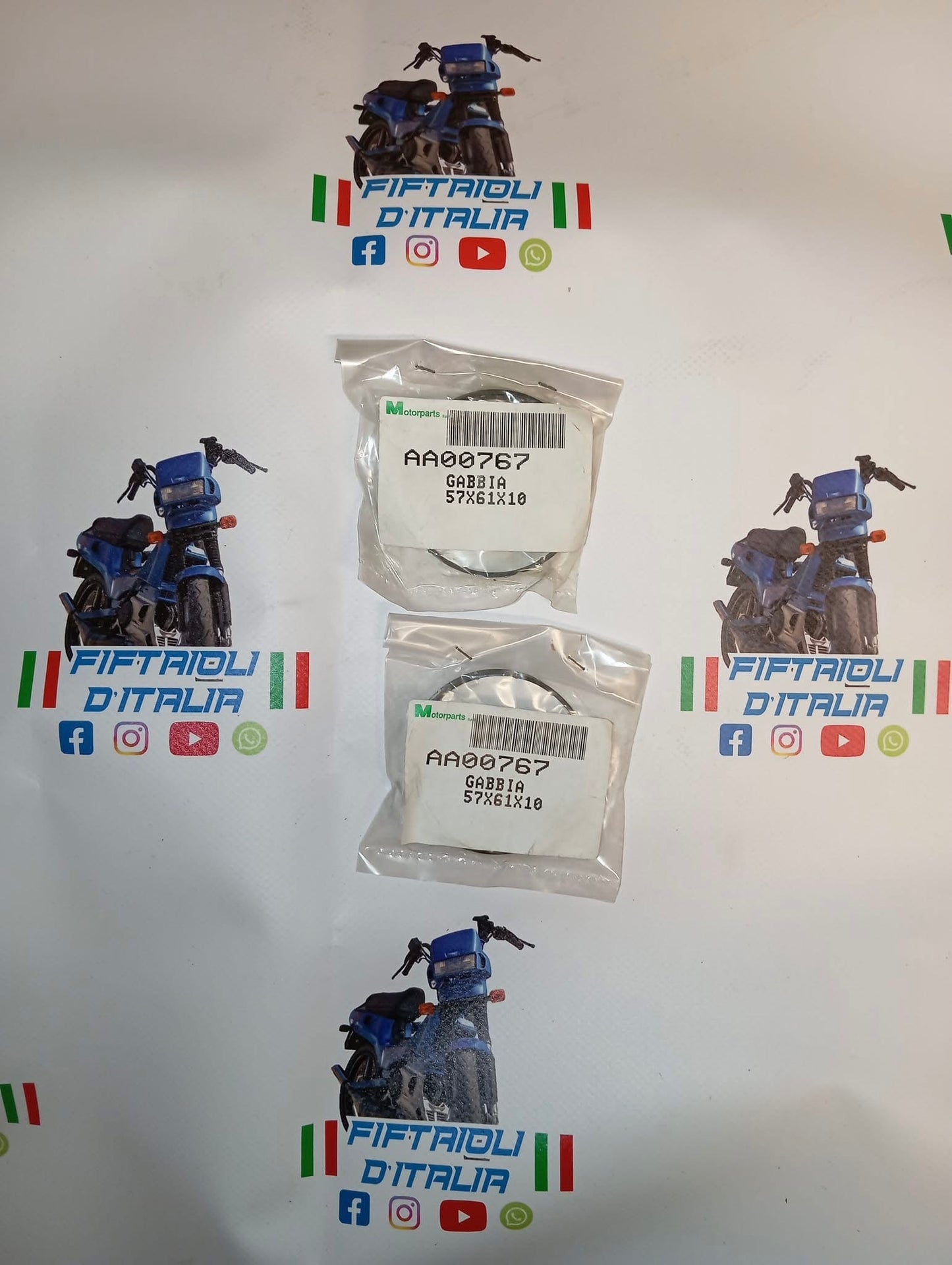 Gabbia rulli per ruota libera avviamento scooter Minarelli 50cc (57x61x10)