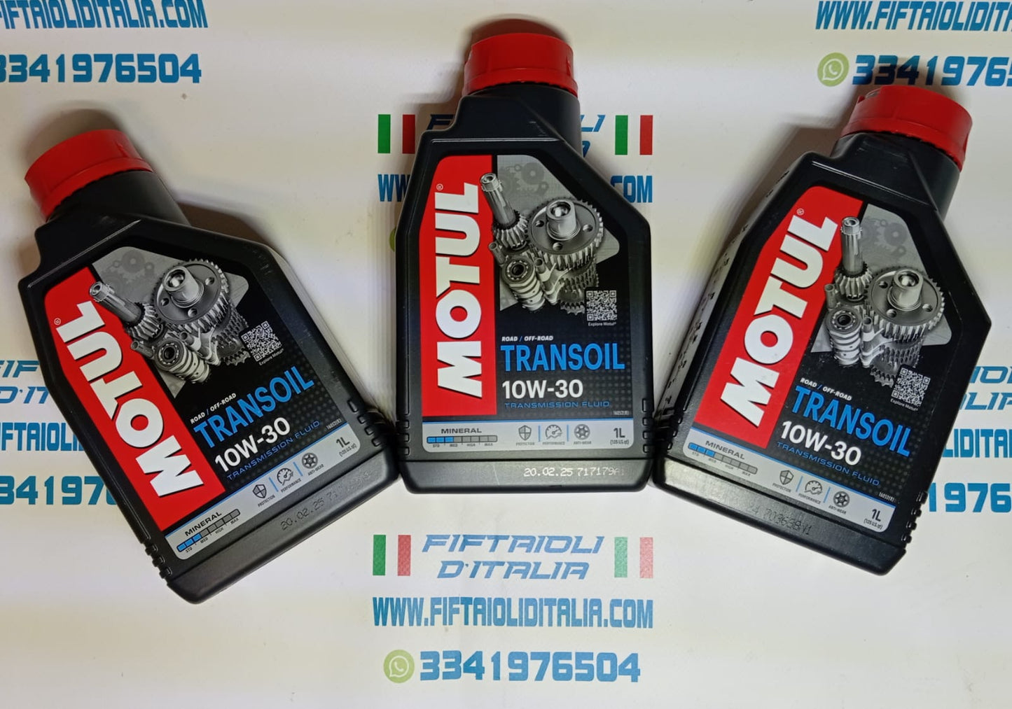 3X olio Motul per frizioni normali in sughero TRANSOIL 10W-30