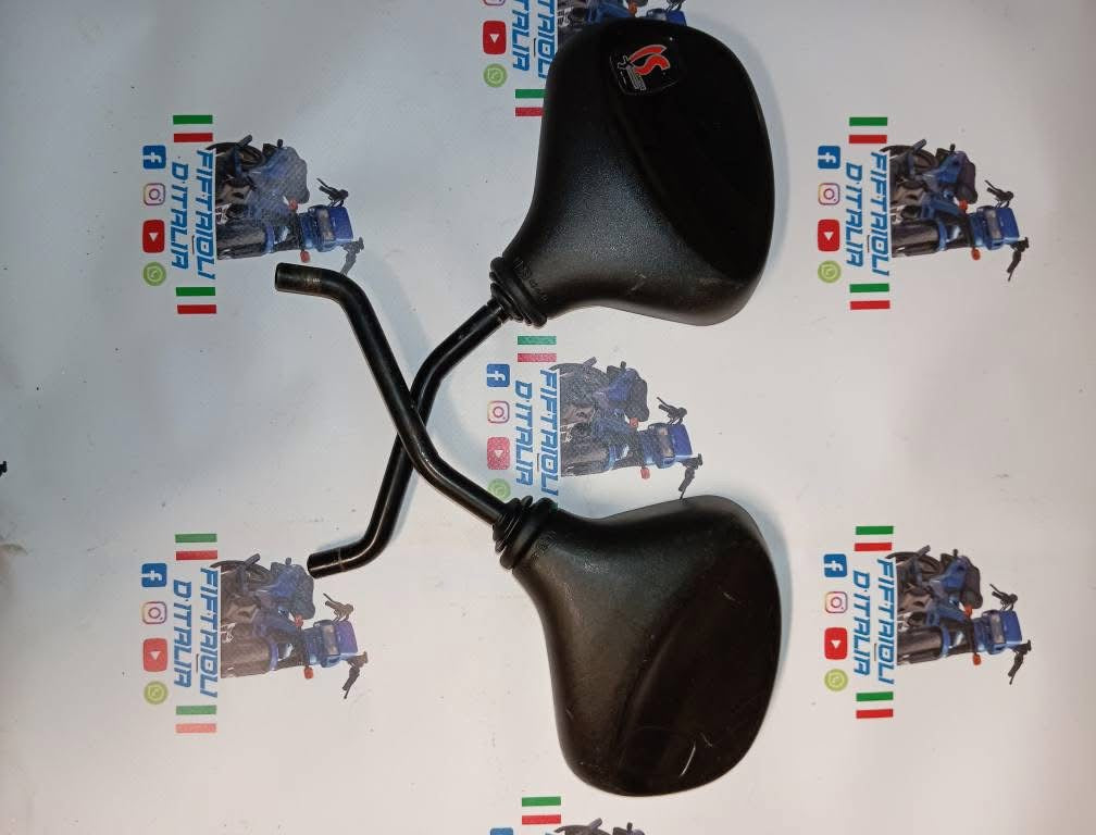 Coppia specchietti Vitaloni SCIMITAR con vetro azzurrato