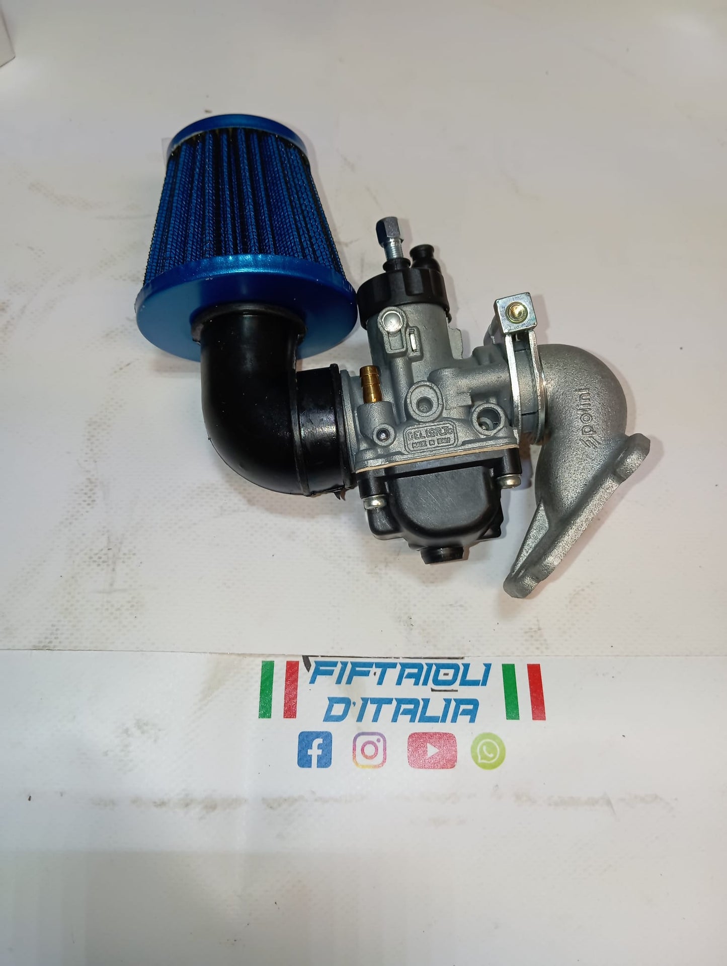 COLLETTORE POLINI, CARBURATORE PHBG 19 E FILTRO TNT TUNING