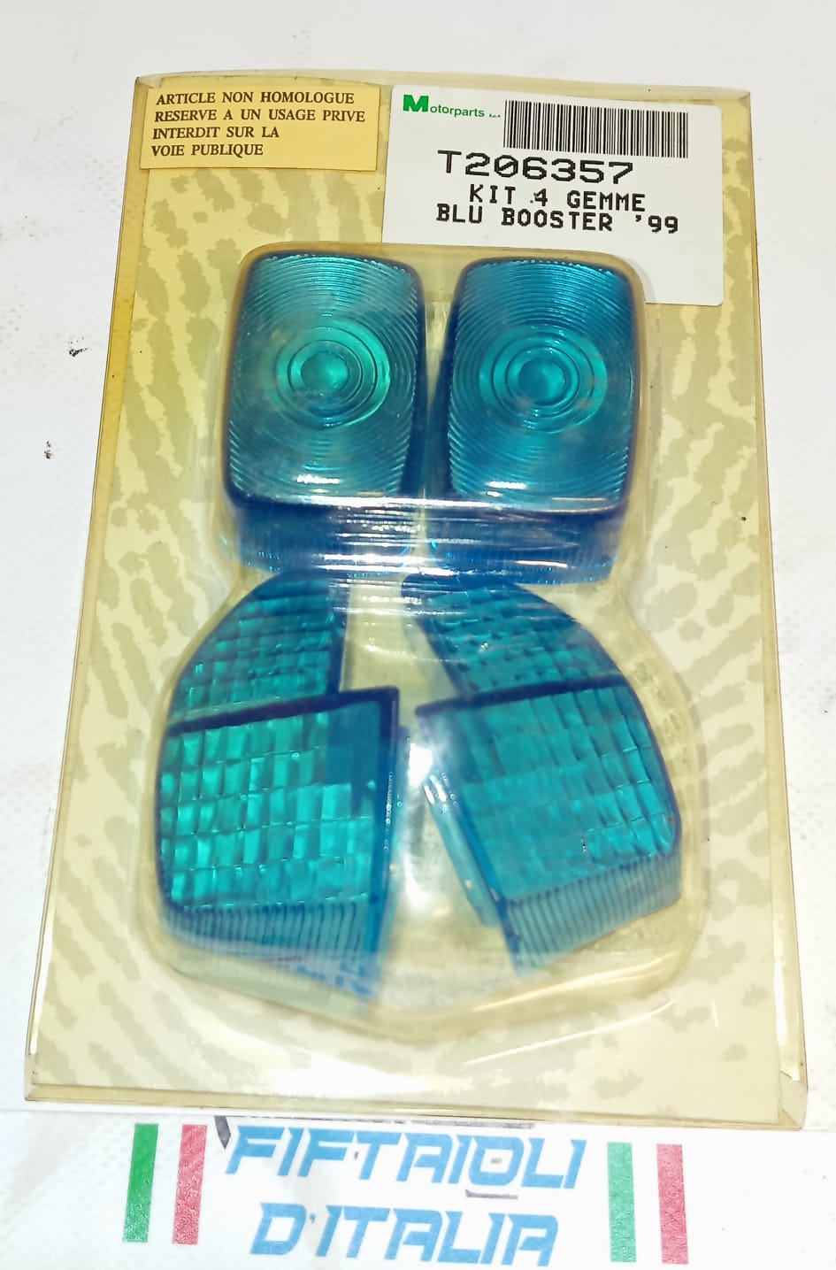 KIT 4 GEMME FRECCE BLU PER BOOSTER 99