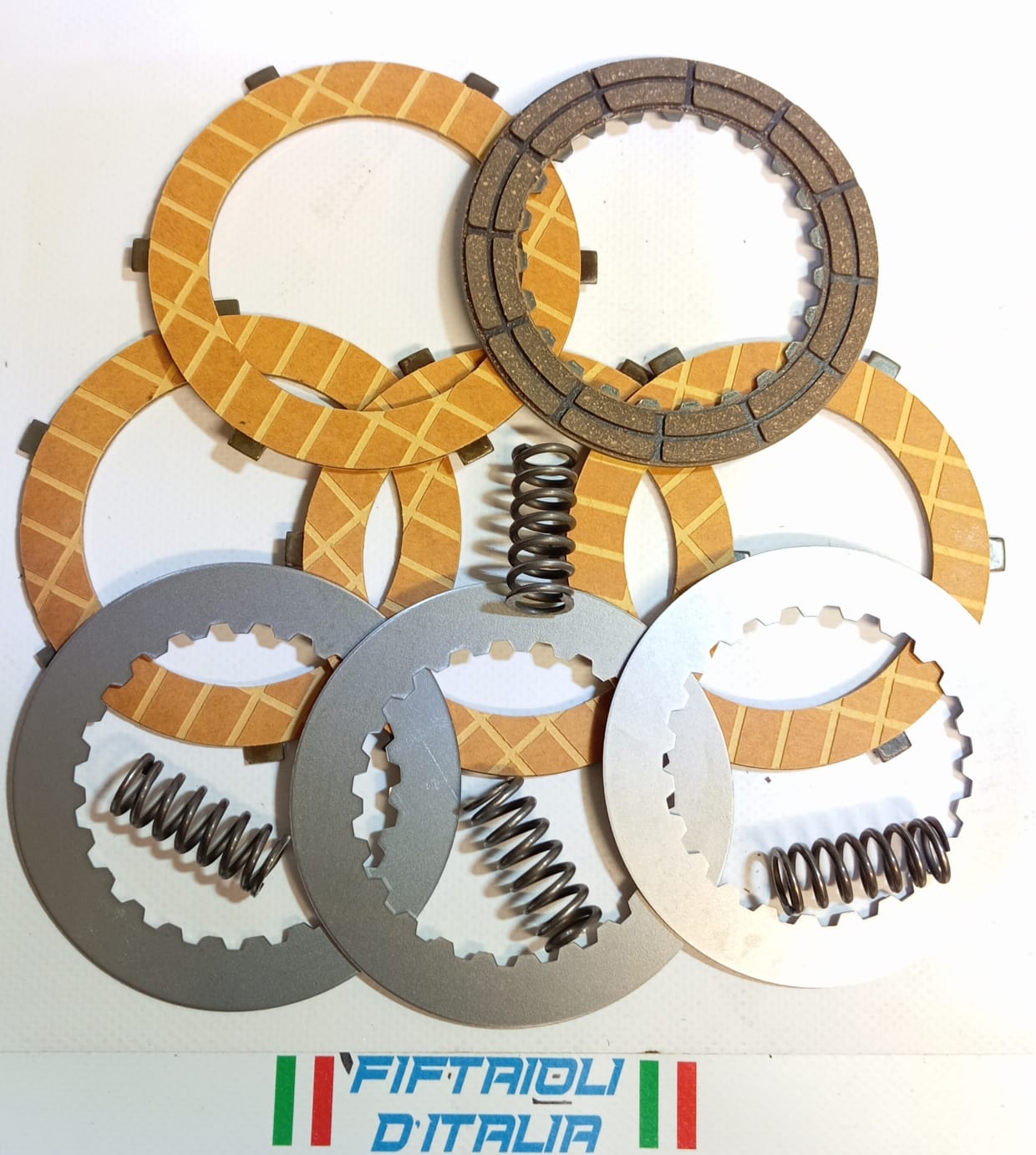 SET COMPLETO DISCHI FRIZIONE PERFORMANCE ALTE PRESTAZIONI + MOLLE