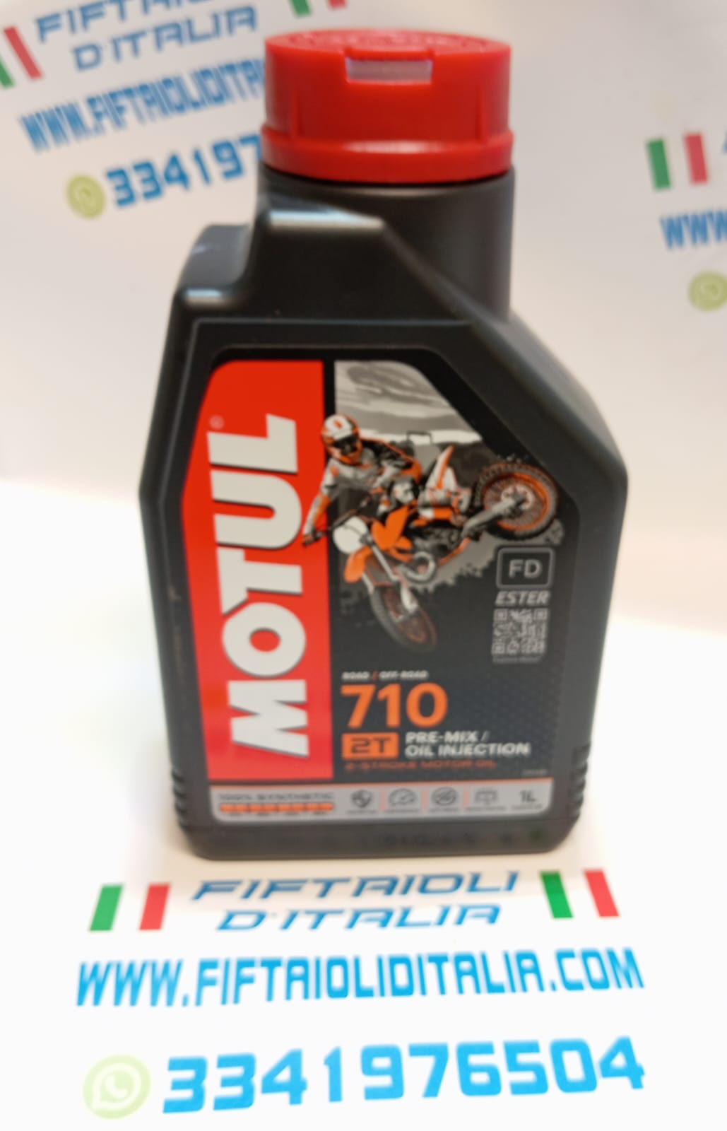 Olio MOTUL 710 2T per miscela
100%SINTETICO